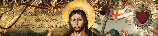 Banner Principal Institucional 8 Sentimientos que Cristo Pascua y banderín Resurrección